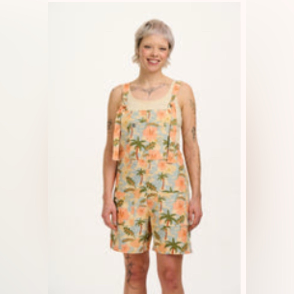 Lucy & Yak, Dungaree shorts, Fernanda, 4R NWT